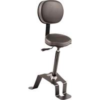 Chaise ergonomique assis-debout TA300, Position assise/debout, Vinyle Si&egrave;ge, Noir Buying Direct Corp.