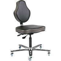 Vega Multi-Tilt Ergonomic Chair, Mobile, Adjustable, Vinyl Seat, Black/Grey Buying Direct Corp.