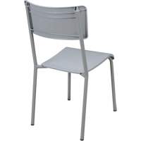 Ventura Stacking Chair, Polypropylene, 36" High, 300 lbs. Capacity, Grey Buying Direct Corp.