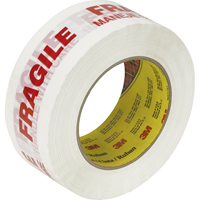 Ruban d'emballage Scotch 3771 avec message, Adh&eacute;sif Thermofusible, 2 mils, 48 mm (1-22/25") x 100 m (328') Buying Direct Corp.