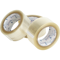 Box Sealing Tape, Hot Melt Adhesive, 1.6 mils, 50 mm (2") x 100 m (328') Buying Direct Corp.
