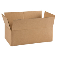 Corrugated Box, 12" L x 6" W x 4" H, Flute C Buying Direct Corp.