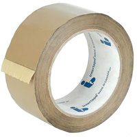 Box Sealing Tape, Hot Melt Adhesive, 1.6 mils, 48 mm (1-22/25") x 50 m (164') Buying Direct Corp.