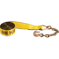 Winch Straps, Chain Anchor, 3" W x 30' L, 5400 lbs. (2450 kg) Working Load Limit Buying Direct Corp.