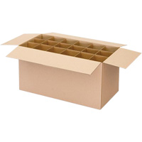 Aerosol Can Shipper Box, 12-1/4" L x 9-3/16" W x 10-5/16" H, Flute C Buying Direct Corp.