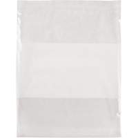 White Block Poly Bags, Reclosable, 15" x 12", 2 mils Buying Direct Corp.