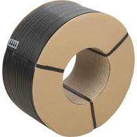 Strapping, Polypropylene, 1/2" W x 7200' L, Black, Manual Grade Buying Direct Corp.