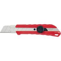Snap-Off Knife, 25 mm, Carbide, Rubber/Polypropylene Handle Buying Direct Corp.