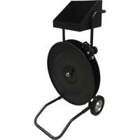 Strapping Dispenser, Polyester/Steel/Polypropylene Straps, 16"/8" Core Dia., 3"/8"/6" Roll Width Buying Direct Corp.