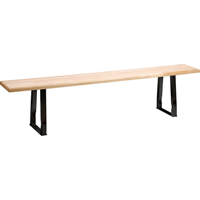 Banc pour vestiaire, Bois, 48" lo x 9-1/4" la x 16-1/2" h Buying Direct Corp.