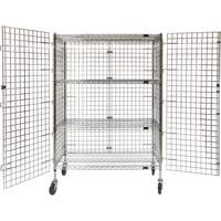 Security Cart, Chrome Plated, 48" x 69" x 24", 500 lbs. Capacity Buying Direct Corp.