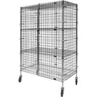 Security Cart, Chrome Plated, 48" x 69" x 24", 500 lbs. Capacity Buying Direct Corp.