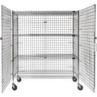 Security Cart, Chrome Plated, 60" x 69" x 24", 500 lbs. Capacity Buying Direct Corp.