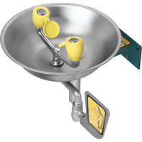 Eyewash Station, Wall-Mount Installation, Stainless Steel Bowl Buying Direct Corp.