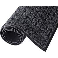 Tire-Track Entrance Mat, Wiper/Scraper, 4' x 6' x 3/8", Charcoal Buying Direct Corp.