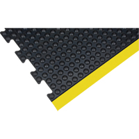 Tapis antifatigue en d&ocirc;me, &agrave; bulles, 3' x 4' x 1/2", Noir, Caoutchouc Buying Direct Corp.