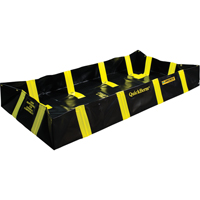 Bermes de confinement avec supports int&eacute;rieurs de parois QuickBerm , Capacit&eacute; 355 gal. US, 6' la x 8' lo x 12" h, Support &agrave; encliqueter Buying Direct Corp.