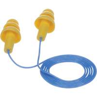 E-A-R Ultrafit Premolded Earplugs, Corded, Bulk - Polybag, 25 dB NRR, One-Size Buying Direct Corp.