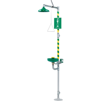 Combination Emergency Shower and Eye/Face Wash Stations, Pedestal Buying Direct Corp.