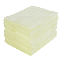 Premium Laminated (SMS) Sorbent Pads, Hazmat, 15" x 17", 30 gal. Absorbancy Buying Direct Corp.
