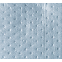 Premium Blue Bonded Sorbent Pads, Oil Only, 15" x 17", 15 gal. Absorbancy Buying Direct Corp.