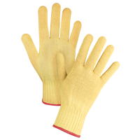 Gants tricot&eacute;s sans couture, Taille Petit/7, Calibre 7, Enveloppe en Kevlar, ASTM ANSI niveau A2/EN 388 niveau 3 Buying Direct Corp.