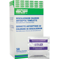 Lingettes antiseptiques au chlorure de benzalkonium, Serviette, Antiseptique Buying Direct Corp.