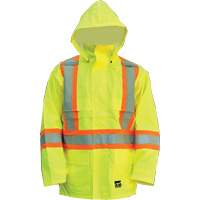 Open Road Jacket, Polyester/Polyurethane, High Visibility Lime-Yellow, Small Buying Direct Corp.