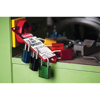 Padlock, Keyed Different, Aluminum, 1-1/2" Width Buying Direct Corp.