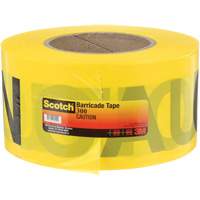 Scotch&reg; Buried Barricade Tape, English, 3" W x 1000' L, 2 mils, Black on Yellow Buying Direct Corp.