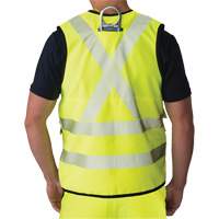 Ripstop Surveyor's Vest, High Visibility Lime-Yellow, Small, Polyester Buying Direct Corp.