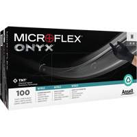 Onyx&reg; Gloves, Small, Nitrile, 3.5-mil, Powder-Free, Black Buying Direct Corp.