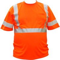 High Visibility Short-Sleeved Shirt, Cotton, 2X-Large, High Visibility Orange Buying Direct Corp.