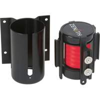 Barri&egrave;re &agrave; fixation murale avec ruban magn&eacute;tique, Acier, Fixation par vis, 7', Ruban Rouge Buying Direct Corp.