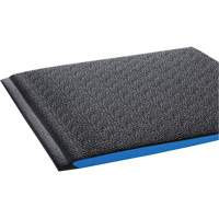 Tapis ergonomiques Wear-Bond Comfort-King, Rugueux, 2' x 3' x 9/16", Noir, Mousse de vinyle Buying Direct Corp.