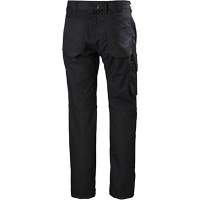 Pantalons d'entretien Oxford, Poly-coton, Noir, Taille 30, Entrejambe 30 Buying Direct Corp.