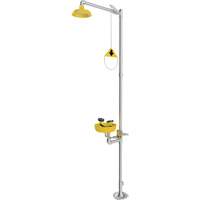 Combination Emergency Shower & Eyewash Station, Pedestal Buying Direct Corp.