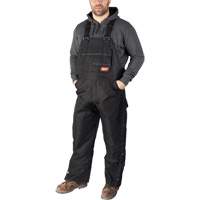 GridIron Regular Length Zip-To-Thigh Bib Overall, Men's, Large, Black Buying Direct Corp.
