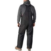 GridIron Regular Length Zip-To-Thigh Bib Overall, Men's, Large, Black Buying Direct Corp.