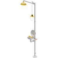 Combination Emergency Shower & Eyewash Station, Pedestal Buying Direct Corp.