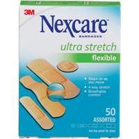 Nexcare Ultra Stretch Bandages, Assorted, Plastic, Non-Sterile Buying Direct Corp.