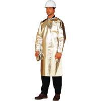 ALM 300 Long Heat Protective Apron/Smock, 48" L, Aluminized Fibreglass Buying Direct Corp.