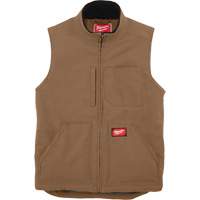 Heavy-Duty Sherpa-Lined Vest, Men's, Small, Brown Buying Direct Corp.