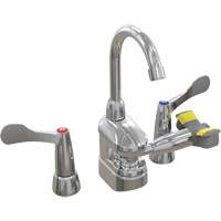 Swing-Activated Faucet/Eyewash with Wristblade Faucet Valves, Sink Mount Installation Buying Direct Corp.