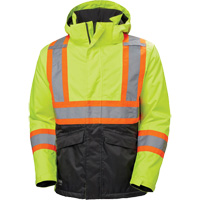 Veste d'hiver Alta, Polyester, Noir/Jaune lime haute visibilit&eacute;, Petit Buying Direct Corp.