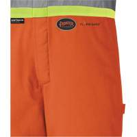 5534A Flame-Resistant Quilted Safety Overalls, Small, Orange Buying Direct Corp.