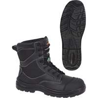 1050 Black Composite Safety Work Boots, Leather, Size 14, Impermeable Buying Direct Corp.