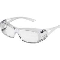 X350 OTG Safety Glasses, Clear Lens, Anti-Scratch, ANSI Z87+/Meets/Exceeds CSA Z94.3 Buying Direct Corp.