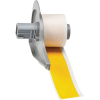 All-Weather Permanent Adhesive Label Tape, Vinyl, Yellow, 1" Width Buying Direct Corp.