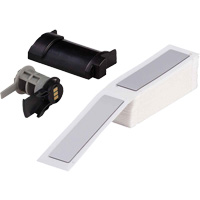 Raised Panel Labels, Polyester, 1" L x 4" H, White Buying Direct Corp.